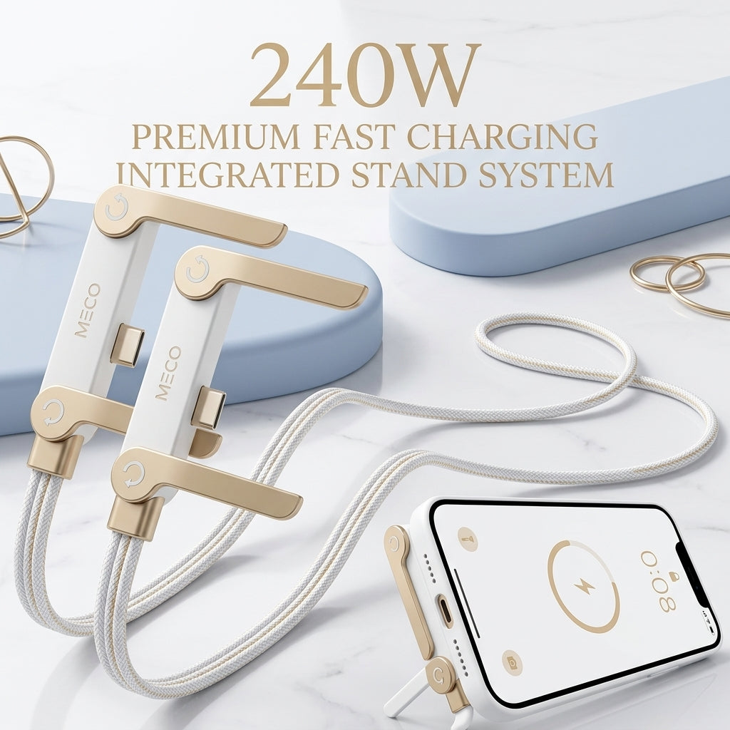 2-in-1 Data Cable With Stand