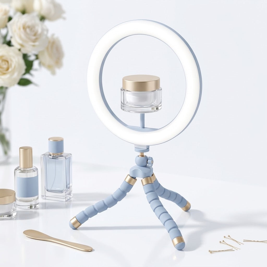 7ft Portable LED Ring Light with Tripod