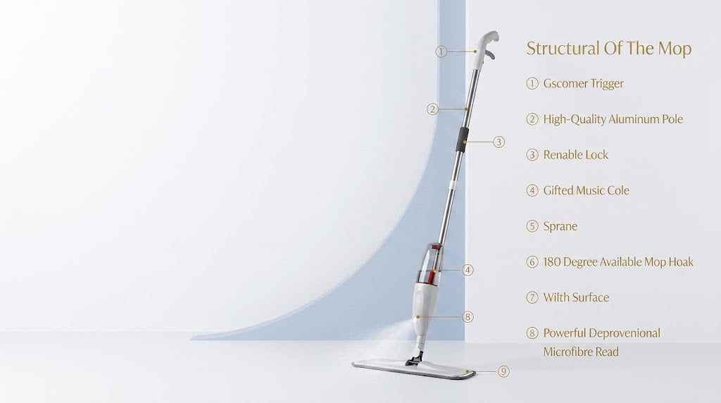 Spray Mop with Bottle