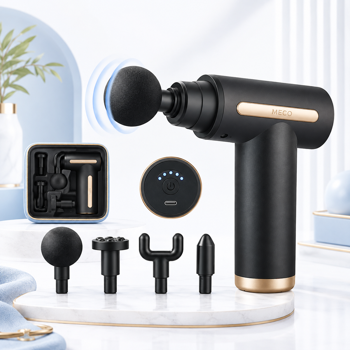 MECO Cordless Deep Tissue Massage Gun