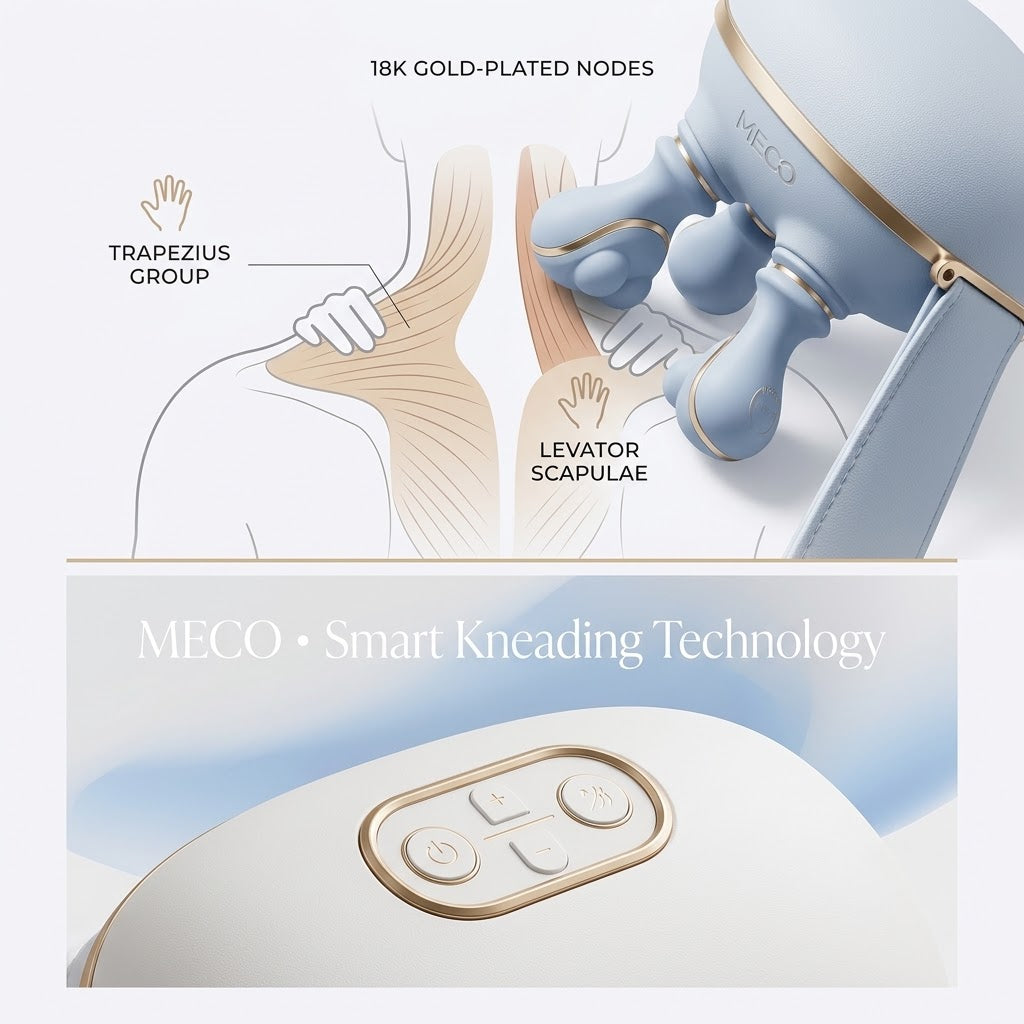 MECO Smart Heated Neck & Shoulder Massager