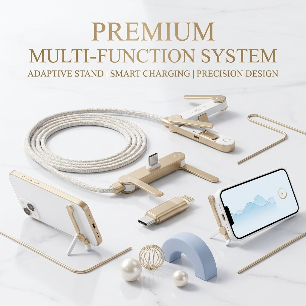 2-in-1 Data Cable With Stand